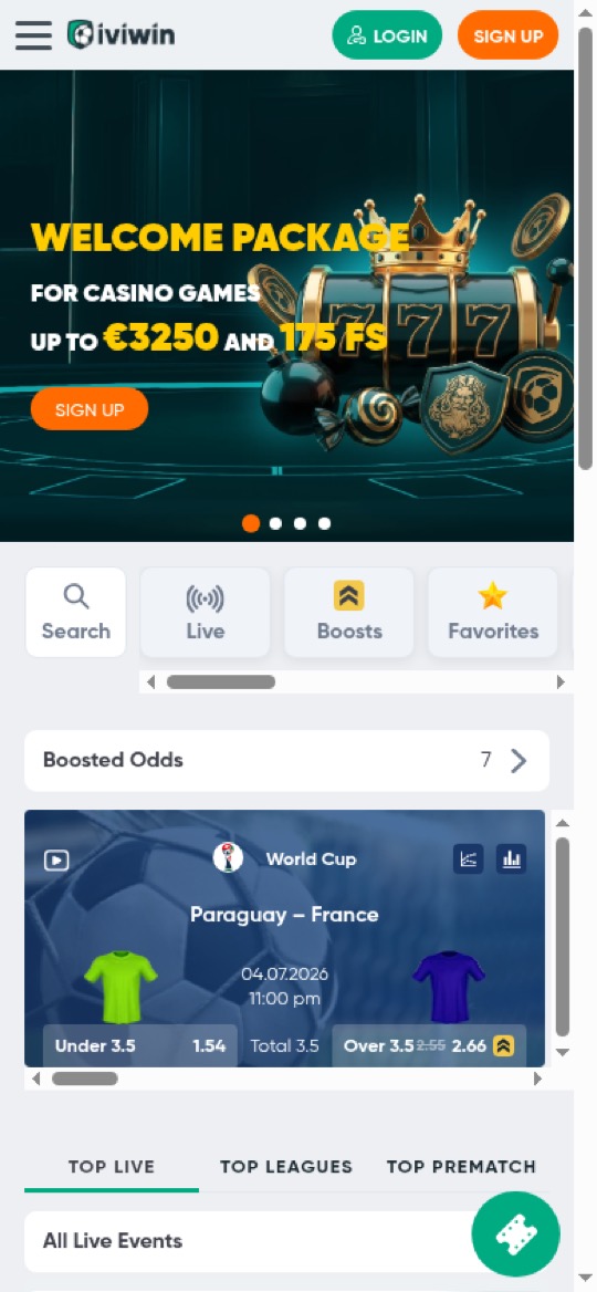 Ivibet — auf dem Smartphone